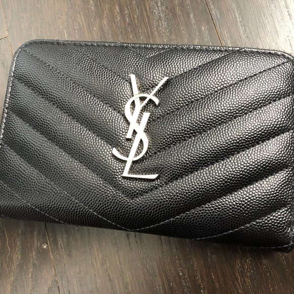 authentic SAINT LAURENT Black Wallet - Picture 4 of 7